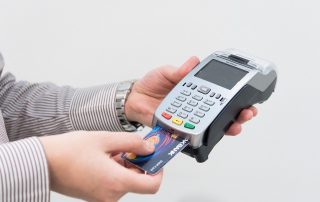 Credit card machine. TRONC Cost-Effective way for Fair Tip and service Charge Distribution in Hospitality