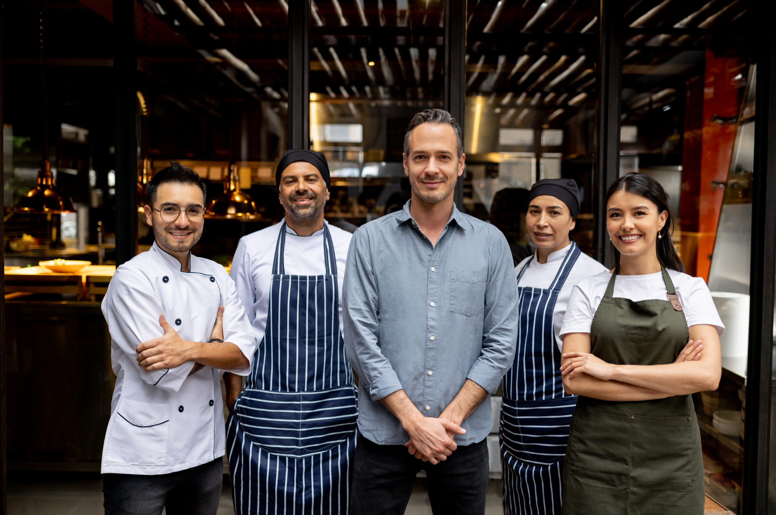 Thriving and engaged restaurant team